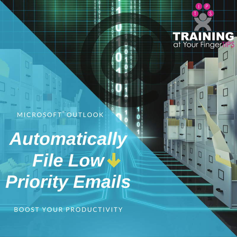 Outlook Automatically File Low Priority Emails